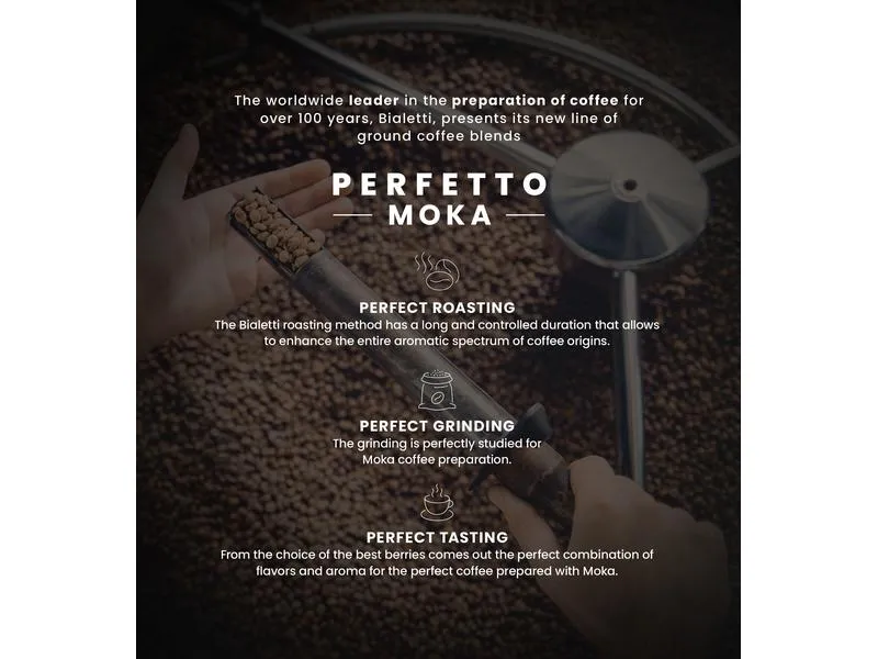 Bialetti Kaffee gemahlen Perfetto Moka Nocciola 250 g
