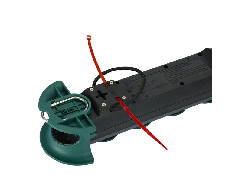 Bachmann Steckdosenleiste HOOK Outdoor 4xCEE7/3 4.0m CEE7/7 IP44 Bachmann Steckdosenleiste HOOK Outdoor 4xCEE7/3 4.0m CEE7/7 IP44