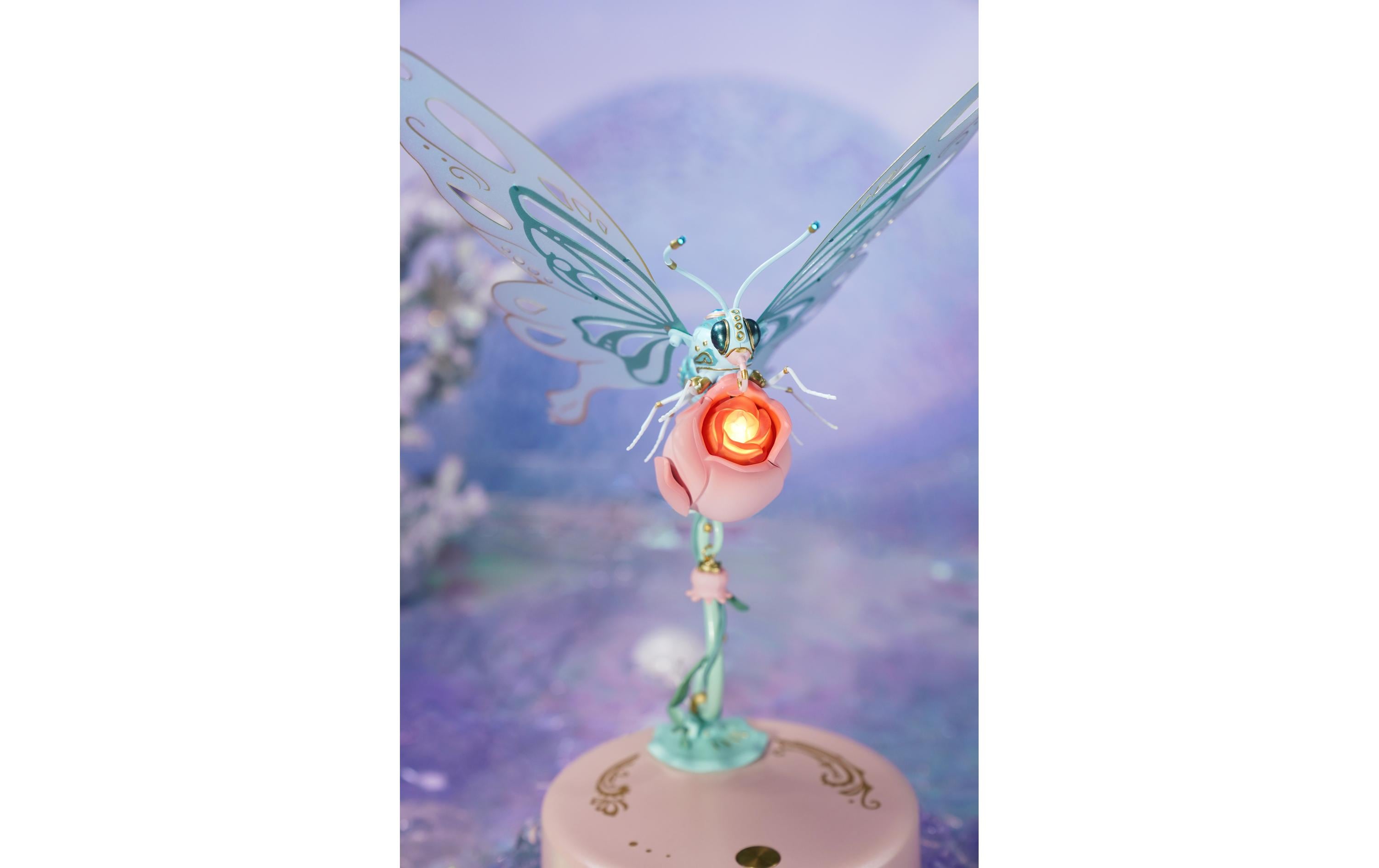 RoboTime Bausatz ROKR Mechanischer Blauer Schmetterling