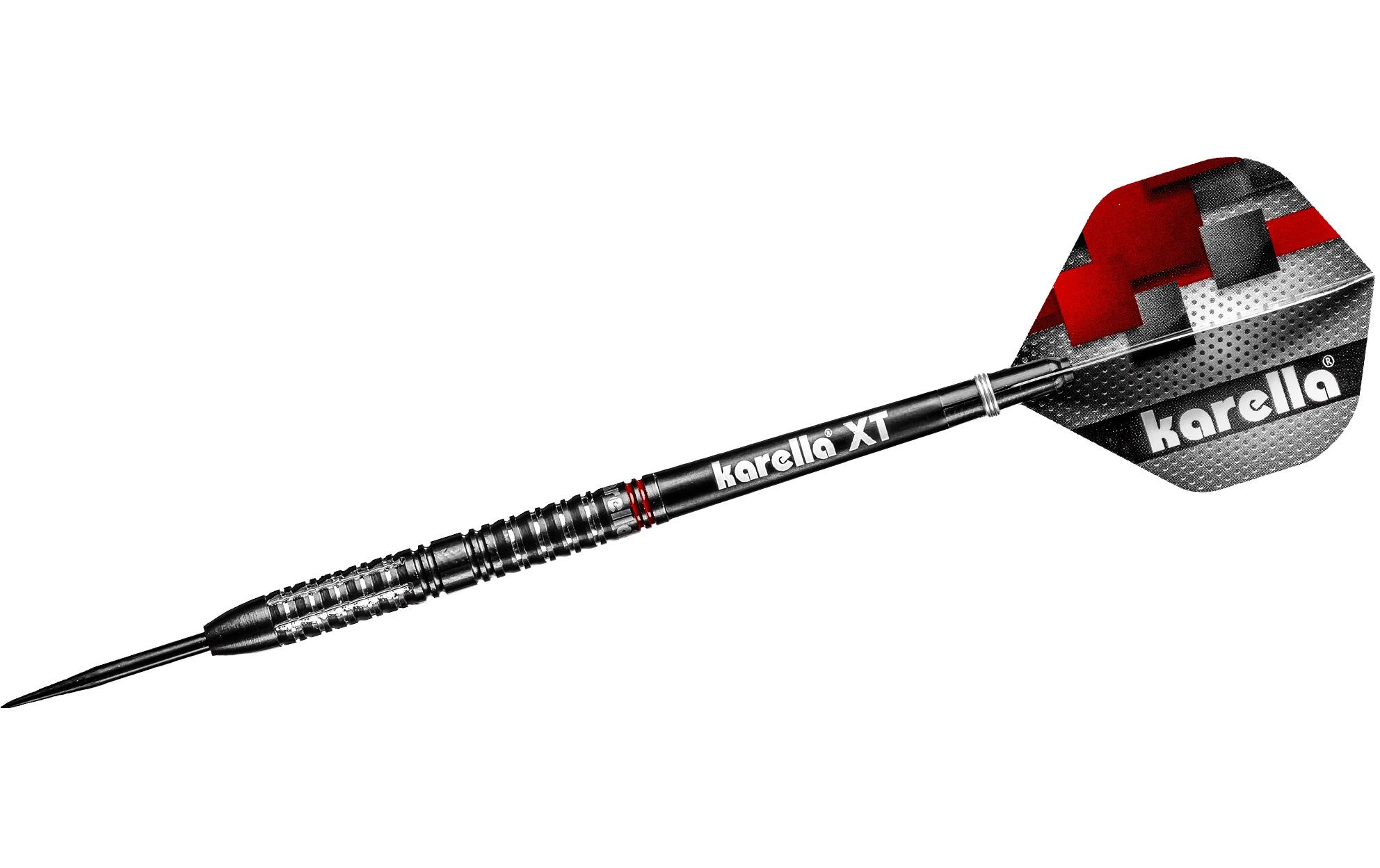 Karella Dartpfeile Steeldart SuperDrive 22g, 3 Stück – Schwarz Karella Dartpfeile Steeldart SuperDrive 22g, 3 Stück – Schwarz