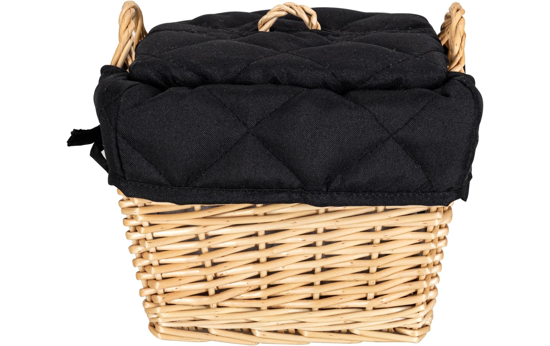 Nouvel Brot- und Kartoffelkorb Black, 21 x 21 x 15 cm