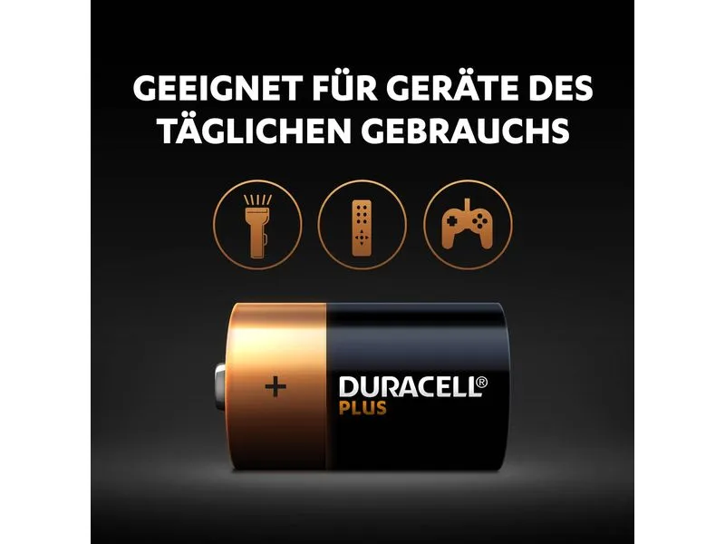 Duracell Batterie D Plus Power 2 Stück Duracell Batterie D Plus Power 2 Stück