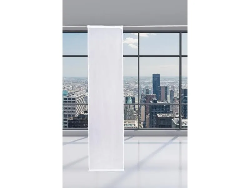 Casa Leon Flächenvorhang 60 cm x 245 cm, Weiss Casa Leon Flächenvorhang 60 cm x 245 cm, Weiss