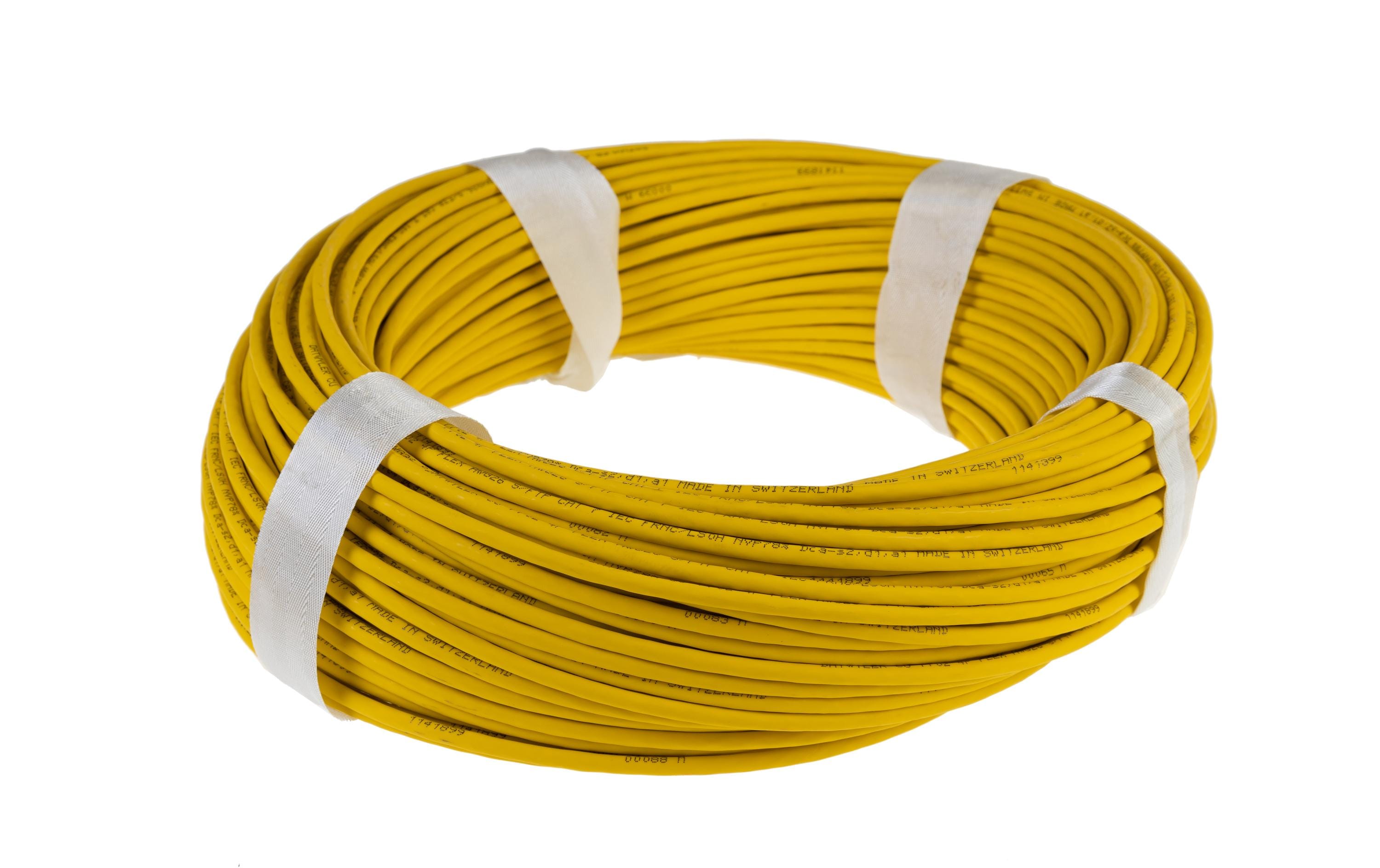 Dätwyler IT Infra Rangierkabel CU 7702 4P Flex Cat 7, S/FTP, 100 m, Gelb Dätwyler IT Infra Rangierkabel CU 7702 4P Flex Cat 7, S/FTP, 100 m, Gelb