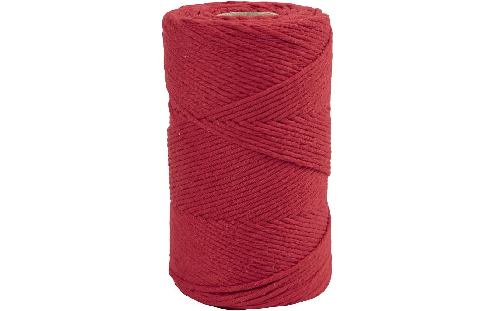 Creativ Company Baumwollgarn Macramé Kordel Rot Creativ Company Baumwollgarn Macramé Kordel Rot