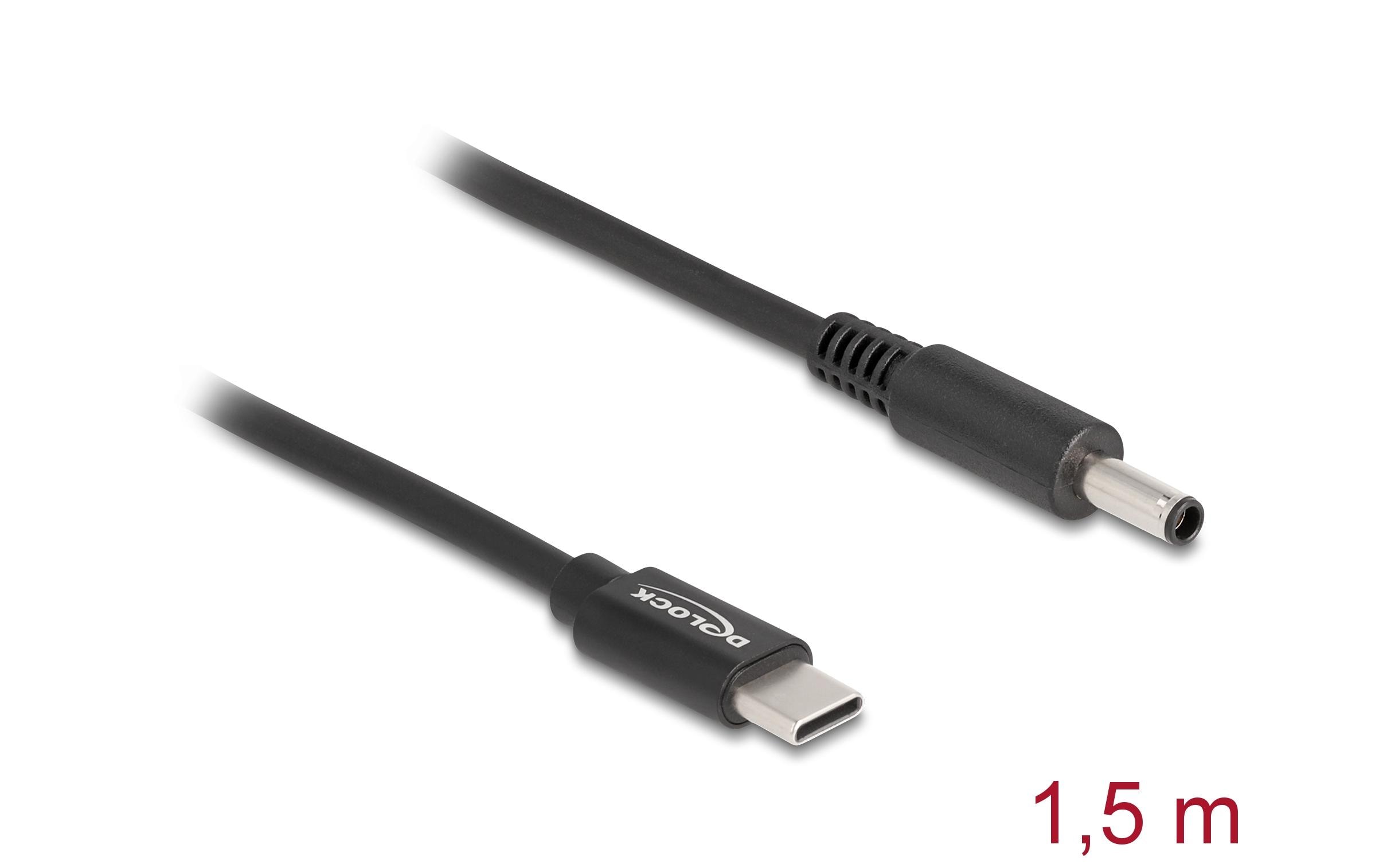 Delock Ladekabel USB-C zu Dell 4.5 x 3.0 mm Stecker 1.5 m