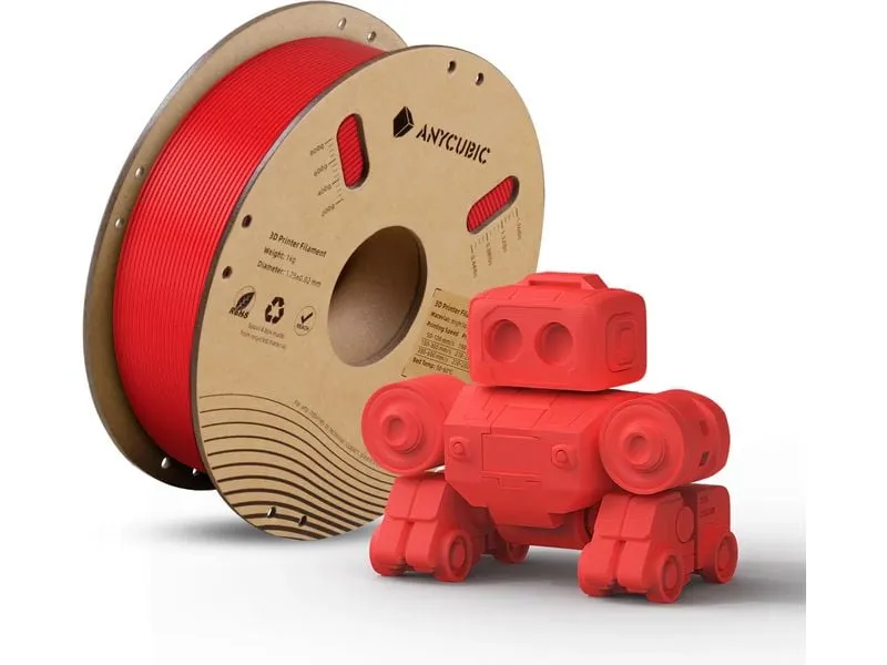 Anycubic Filament Anycubic PLA High Speed Rot 1.75 mm 1.125 kg Anycubic Filament Anycubic PLA High Speed Rot 1.75 mm 1.125 kg