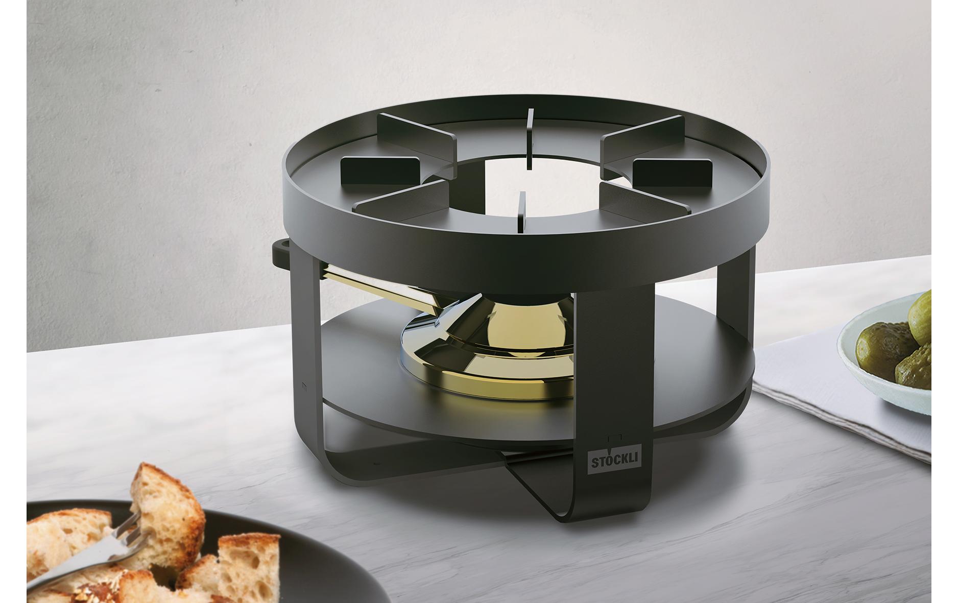 Stöckli Fondue-Rechaud Pilatus Schwarz