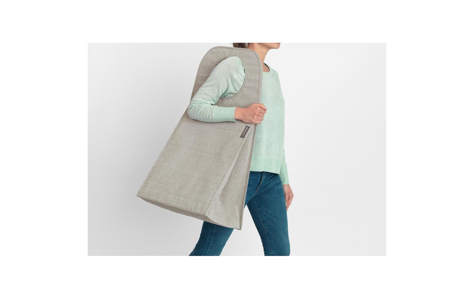 Brabantia Wäschesammler faltbar, 55 Liter, Grau