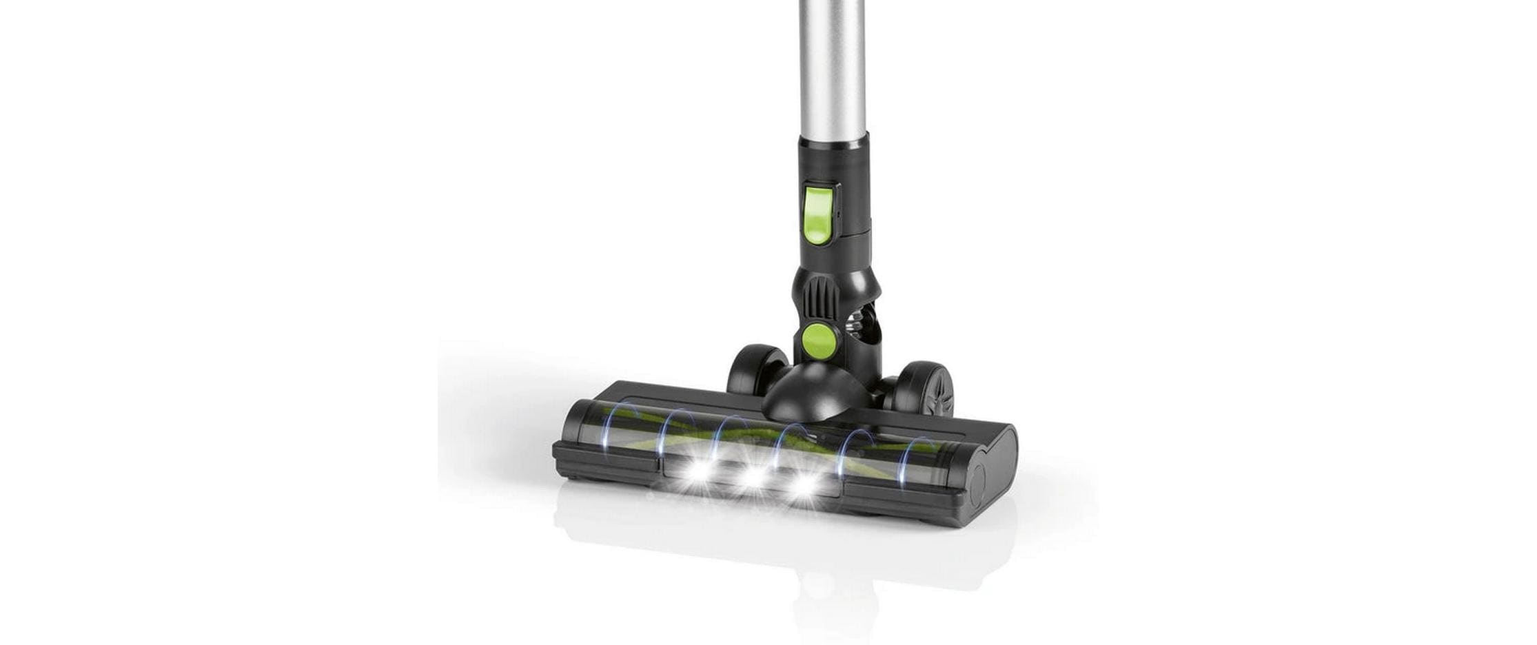 CLEANmaxx Akku-Hand- und Stielsauger mit 2-fach-Filter , Grün