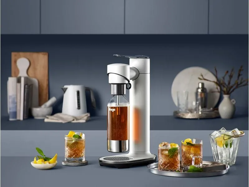Sage Wassersprudler the InFizz Fusion Brushed Stainless Steal