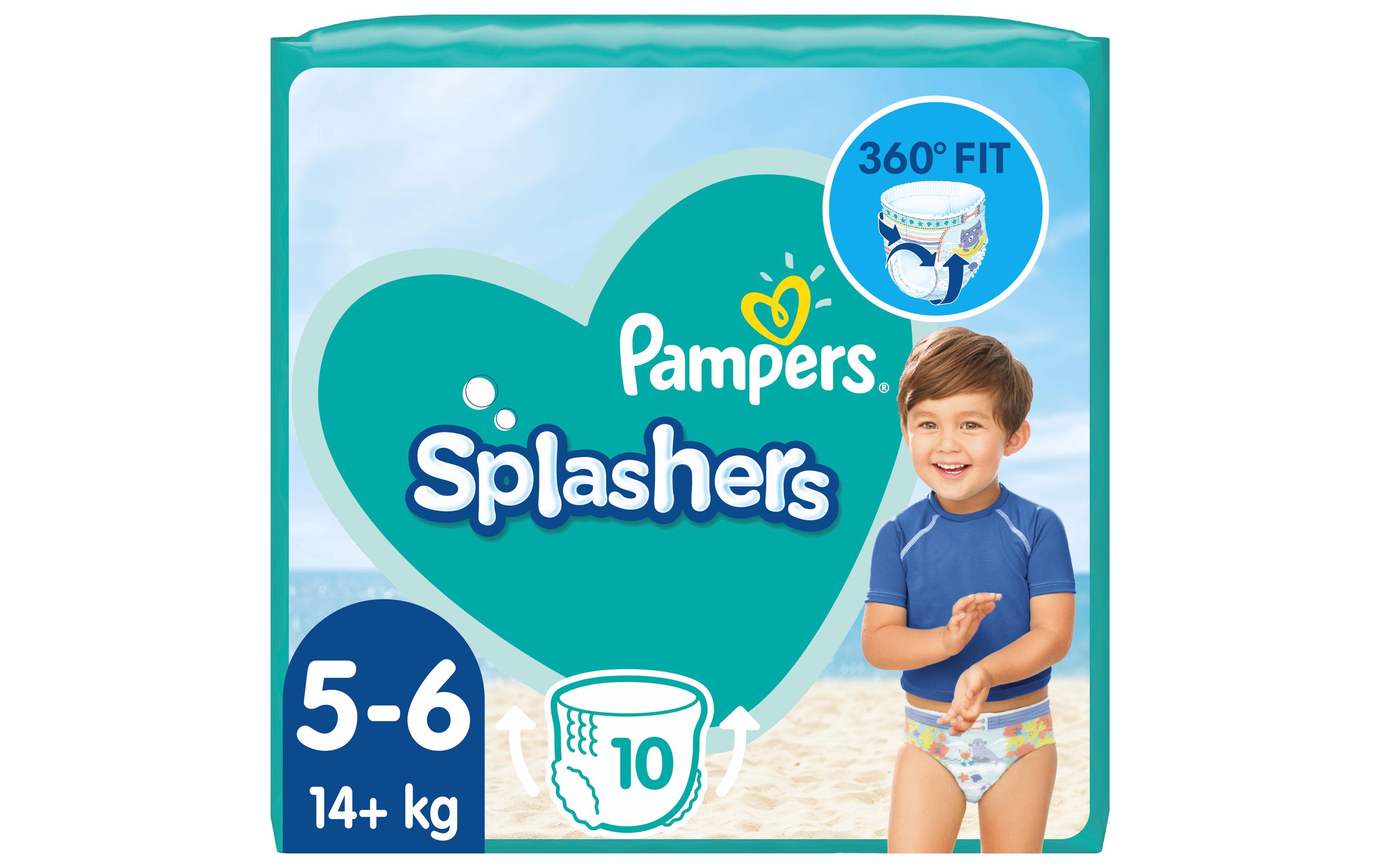 Pampers Windeln Splashers Tragepack Grösse 5-6 Pampers Windeln Splashers Tragepack Grösse 5-6