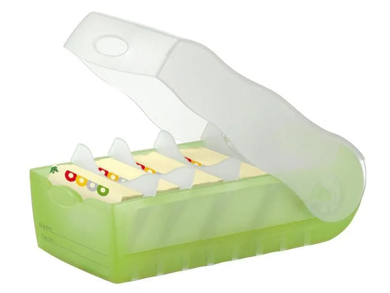 HAN Karteibox Croco A7 Grün HAN Karteibox Croco A7 Grün