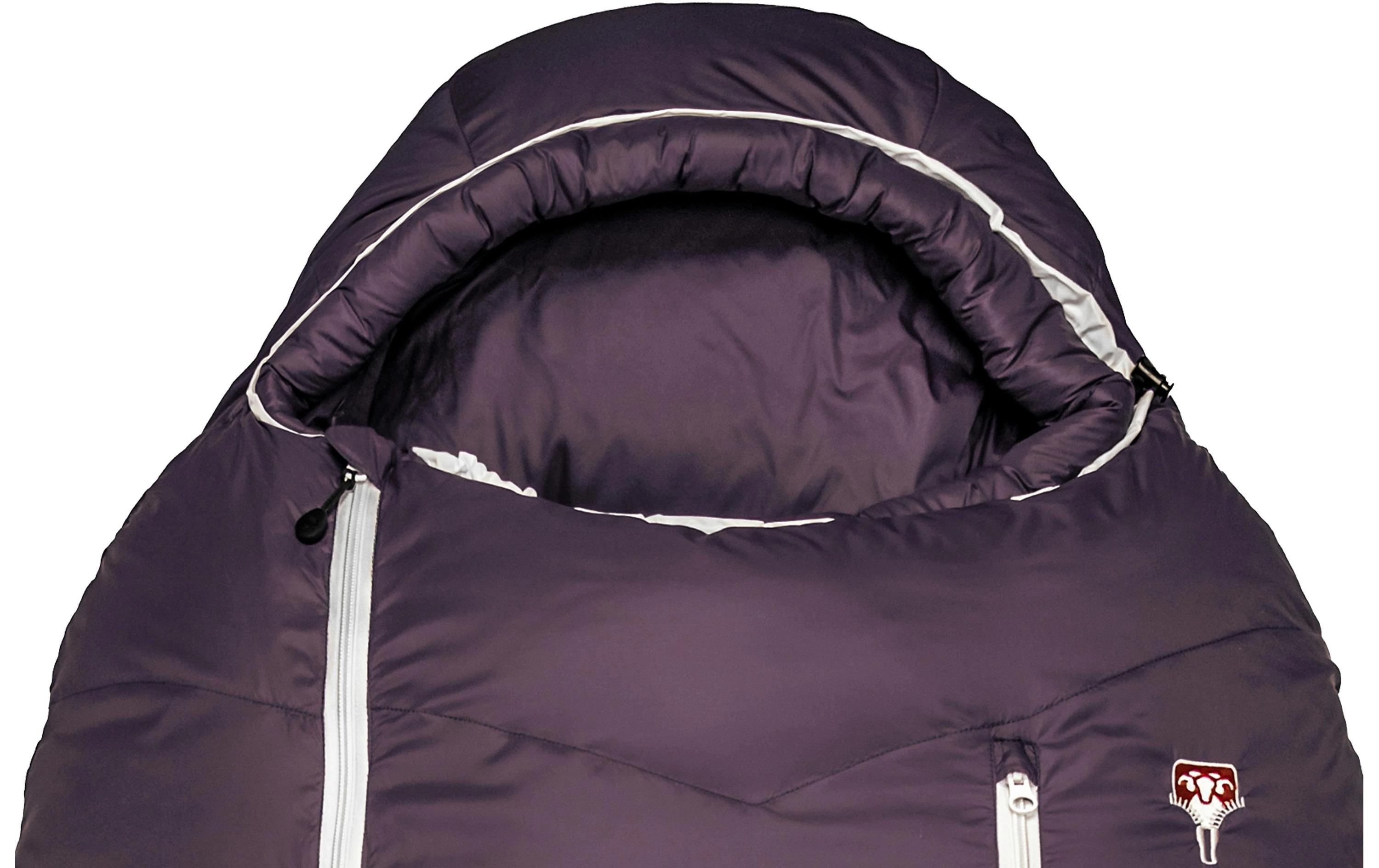 Grüezi Bag Schlafsack Biopod DownWool Subzero 175 Nylon, Berry