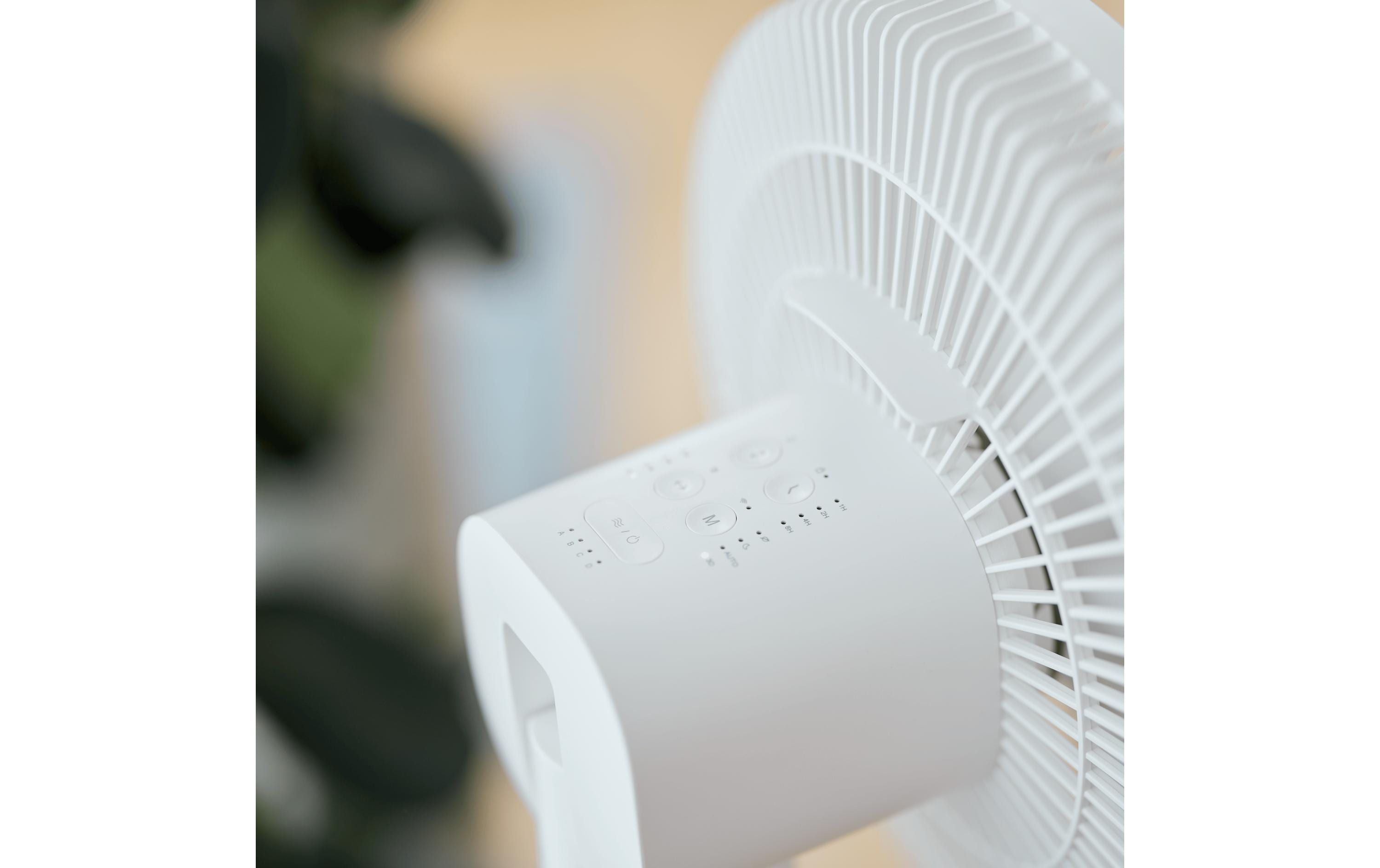 Ecofort Standventilator ecoQ SilentAir Due+ Weiss