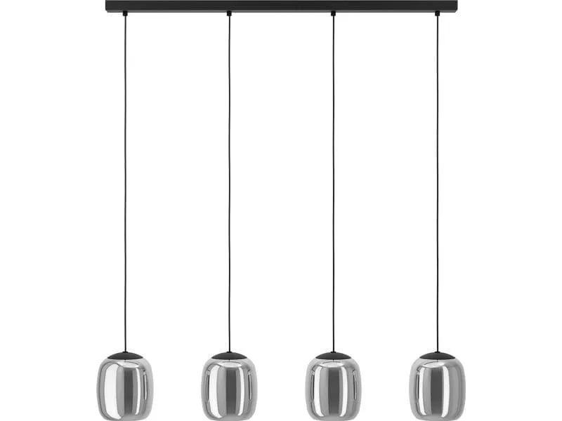 EGLO Leuchten Pendelleuchte CIAMPINO schwarz exkl. E27 4x28W EGLO Leuchten Pendelleuchte CIAMPINO schwarz exkl. E27 4x28W