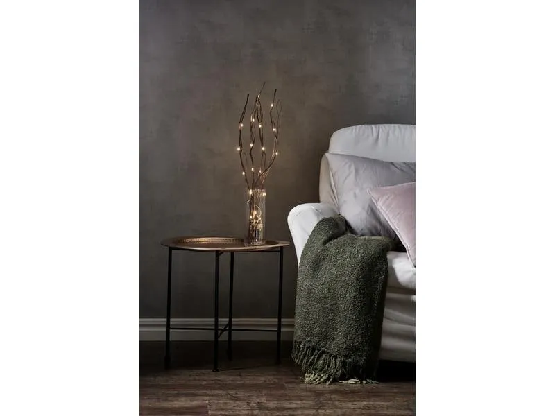 Star Trading Zweig Willow Dewdrop, 24 LEDs, 60 cm, Braun Star Trading Zweig Willow Dewdrop, 24 LEDs, 60 cm, Braun