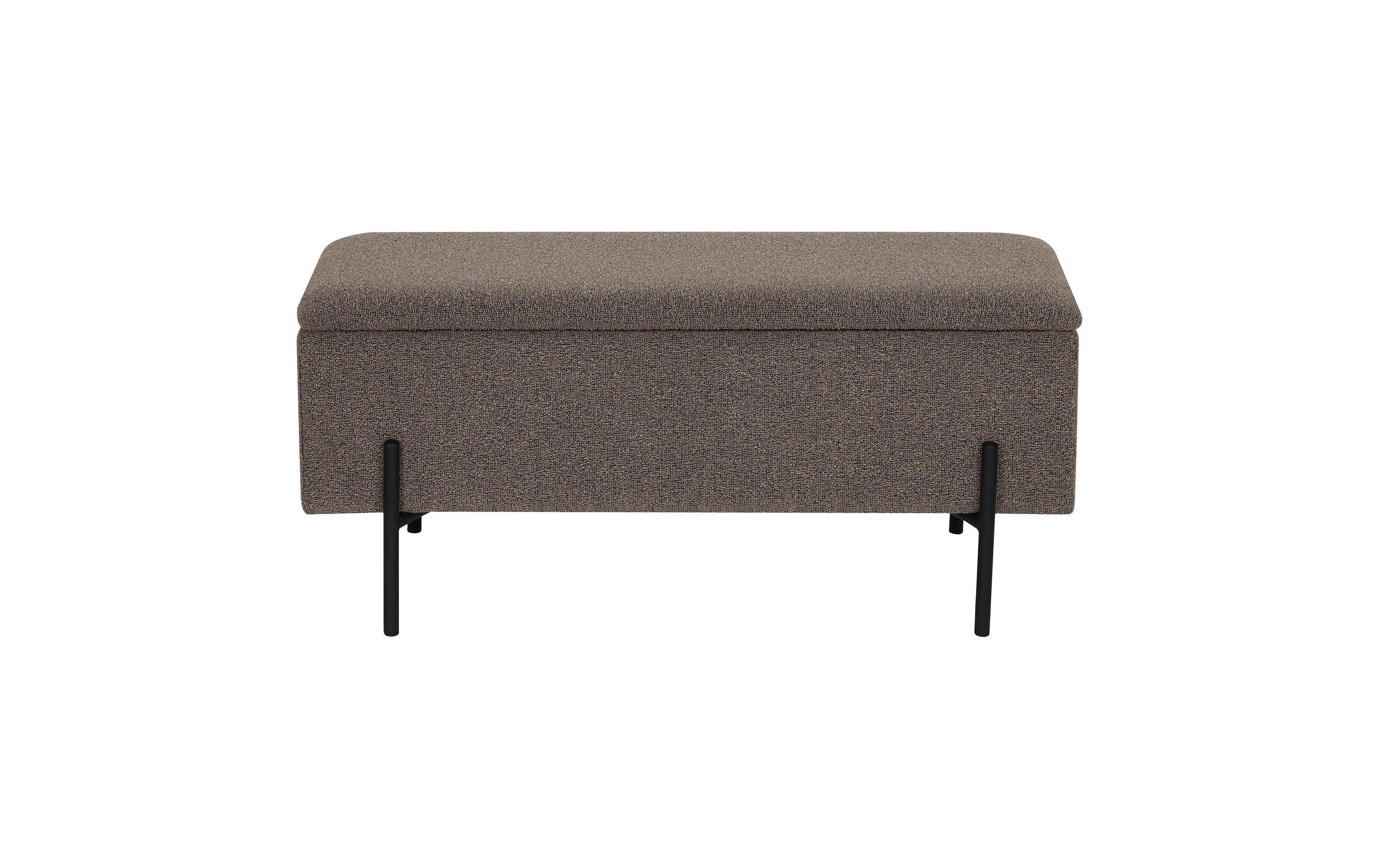 House Nordic Sitzbank Watford 36.5 x 95 x 46 cm, Braun