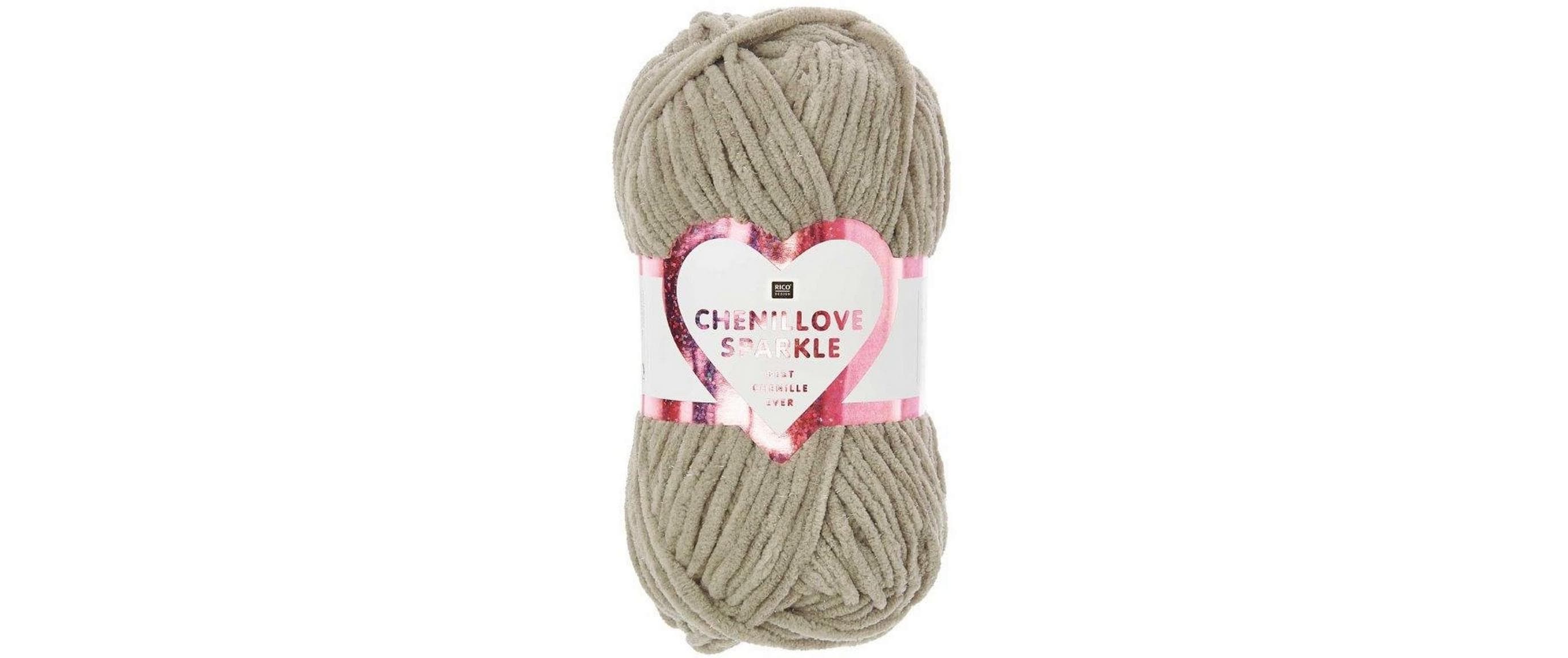 Rico Design Wolle Rico Chenillove Sparkle Taupe