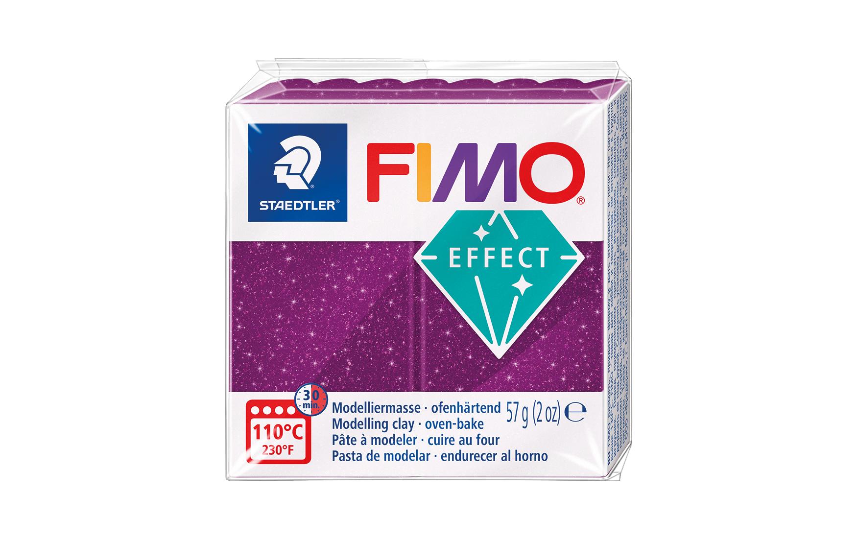 Fimo Modelliermasse Fimo effect 57g Galaxy lila
