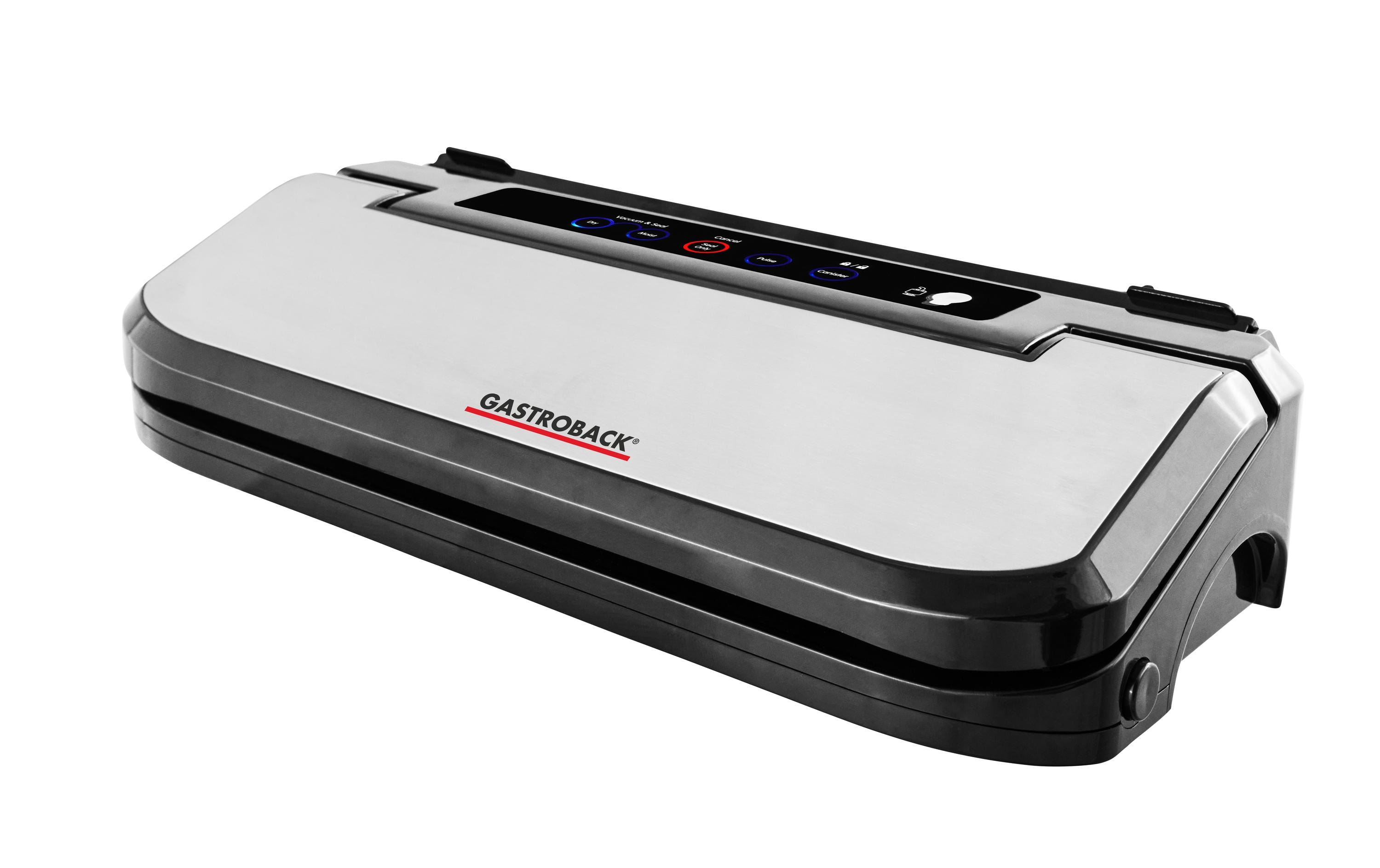 Gastroback Vakuumiergerät Basic 46009 Schwarz/Silber Gastroback Vakuumiergerät Basic 46009 Schwarz/Silber