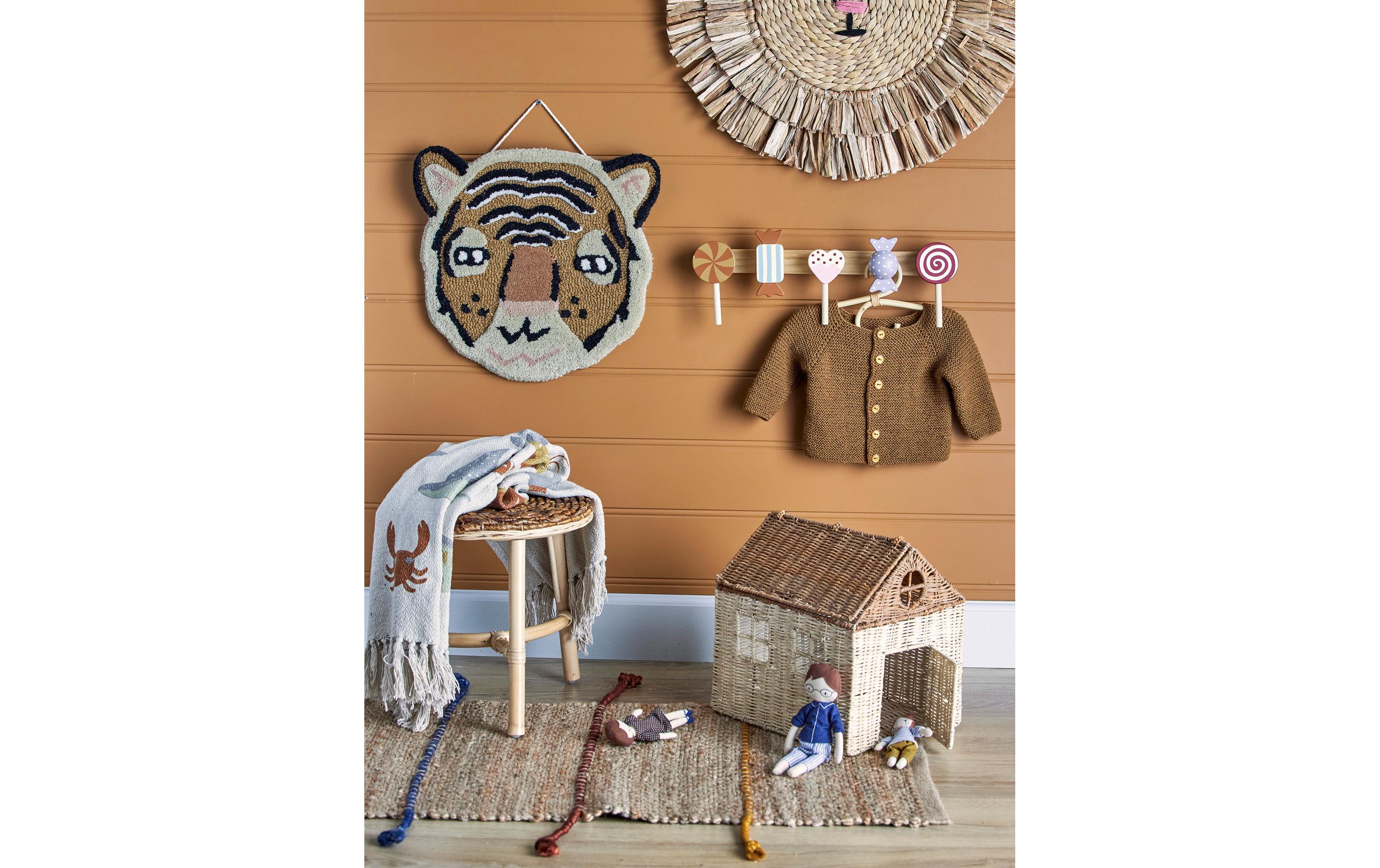 Bloomingville Garderobe Rudy 42 x 14 x7 cm Braun, MDF