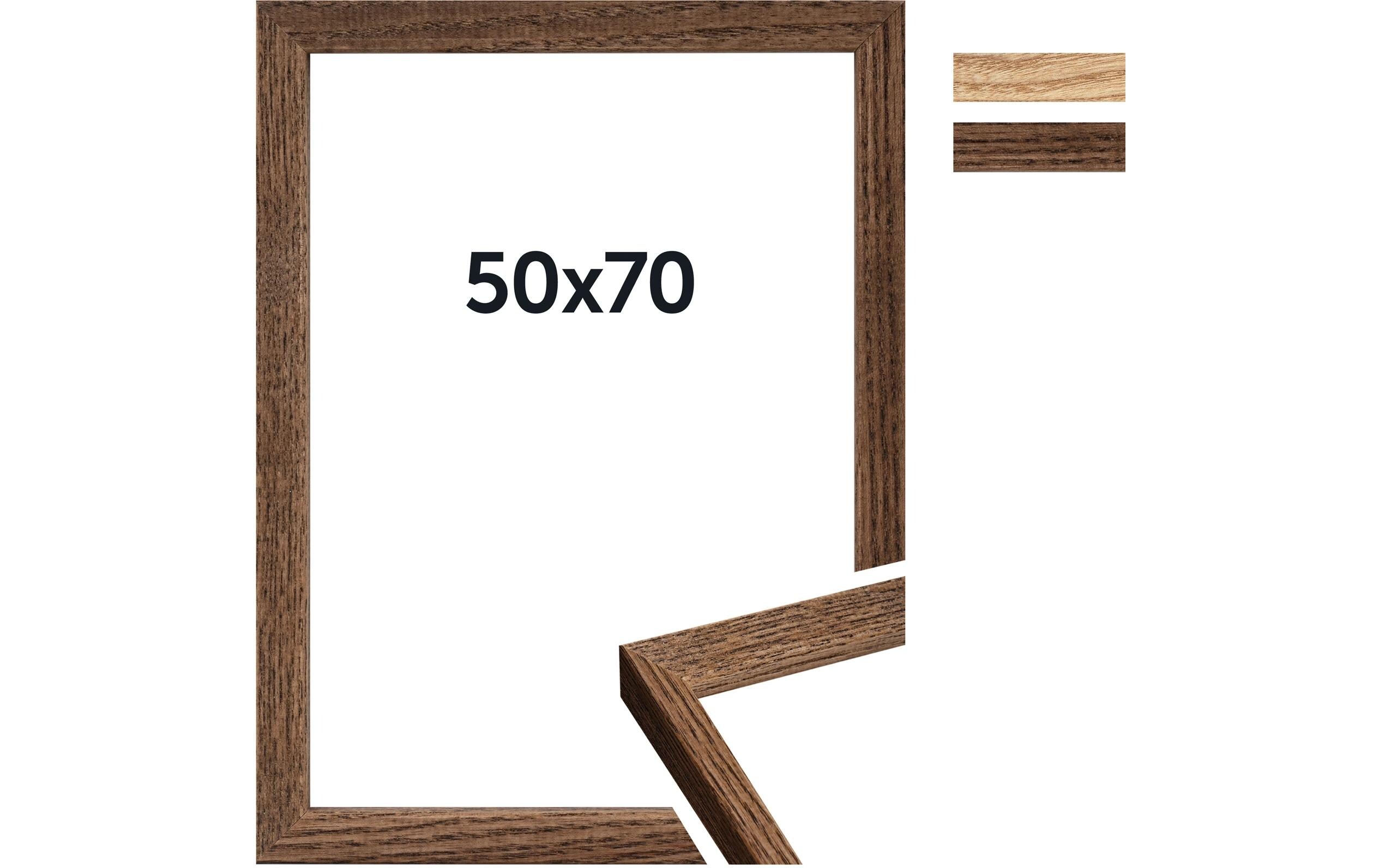 Dörr Bilderrahmen Slim, Dunkelbraun, 50 x 70 cm