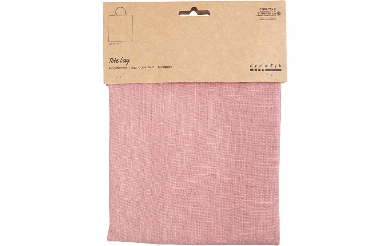 Creativ Company Stoffbeutel Rosa, 38 x 42 cm Creativ Company Stoffbeutel Rosa, 38 x 42 cm