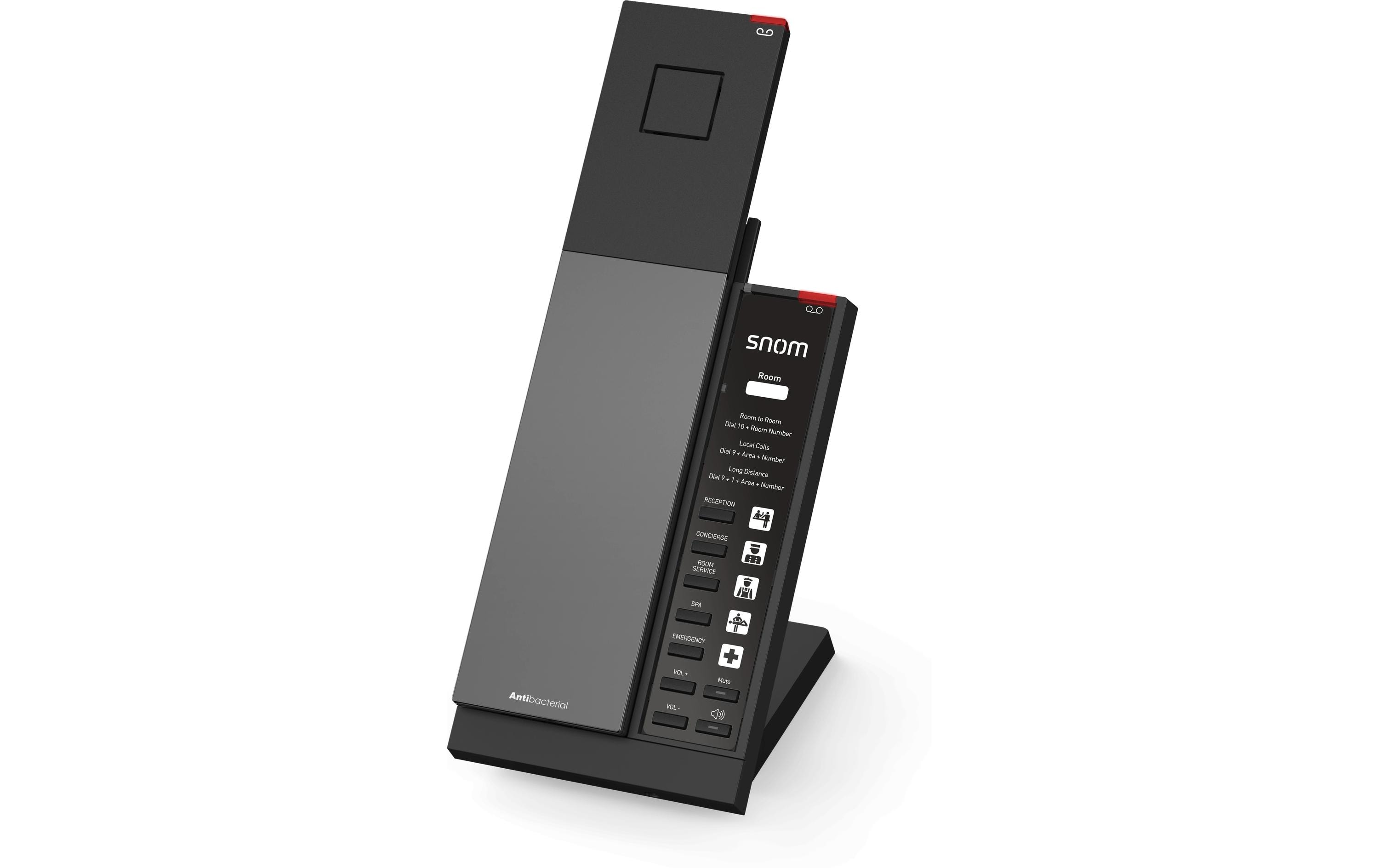 snom Tischtelefon HD340A Schwarz