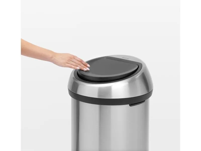 Brabantia Toucheimer Touch Bin Fingerprint proof 60 l, Matt Steel Brabantia Toucheimer Touch Bin Fingerprint proof 60 l, Matt Steel