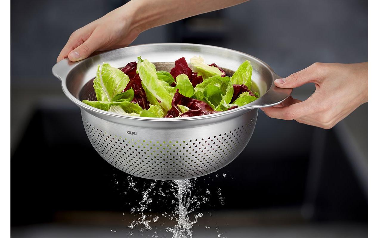 GEFU Abtropfsieb Premio Ø 27 cm, Silber