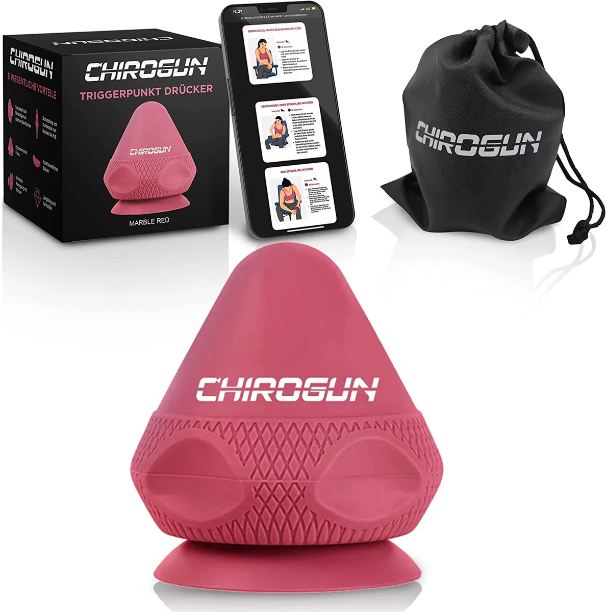 CHIROGUN® Triggerpunkt Drücker Red CHIROGUN® Triggerpunkt Drücker Red