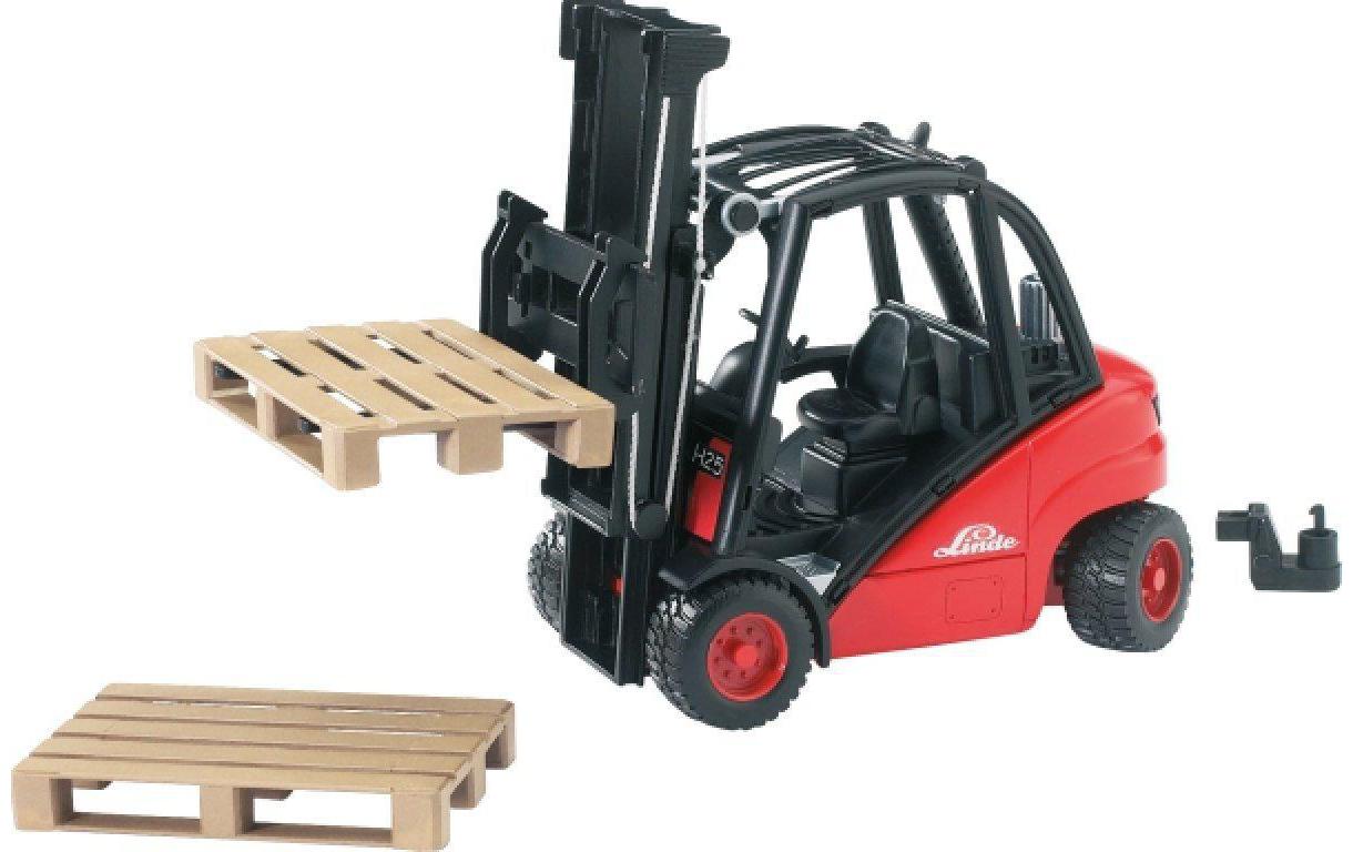Bruder Spielwaren Baustellenfahrzeug Linder Gabelstapler H30D