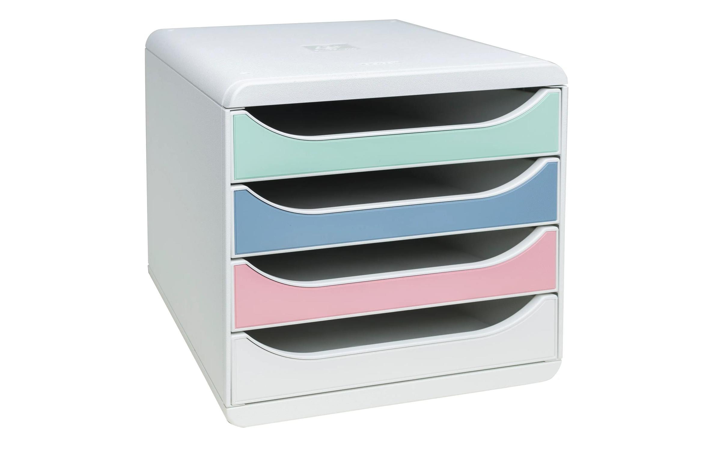 Exacompta Schubladenbox Big-Box AutentiK, 4 Schubladen