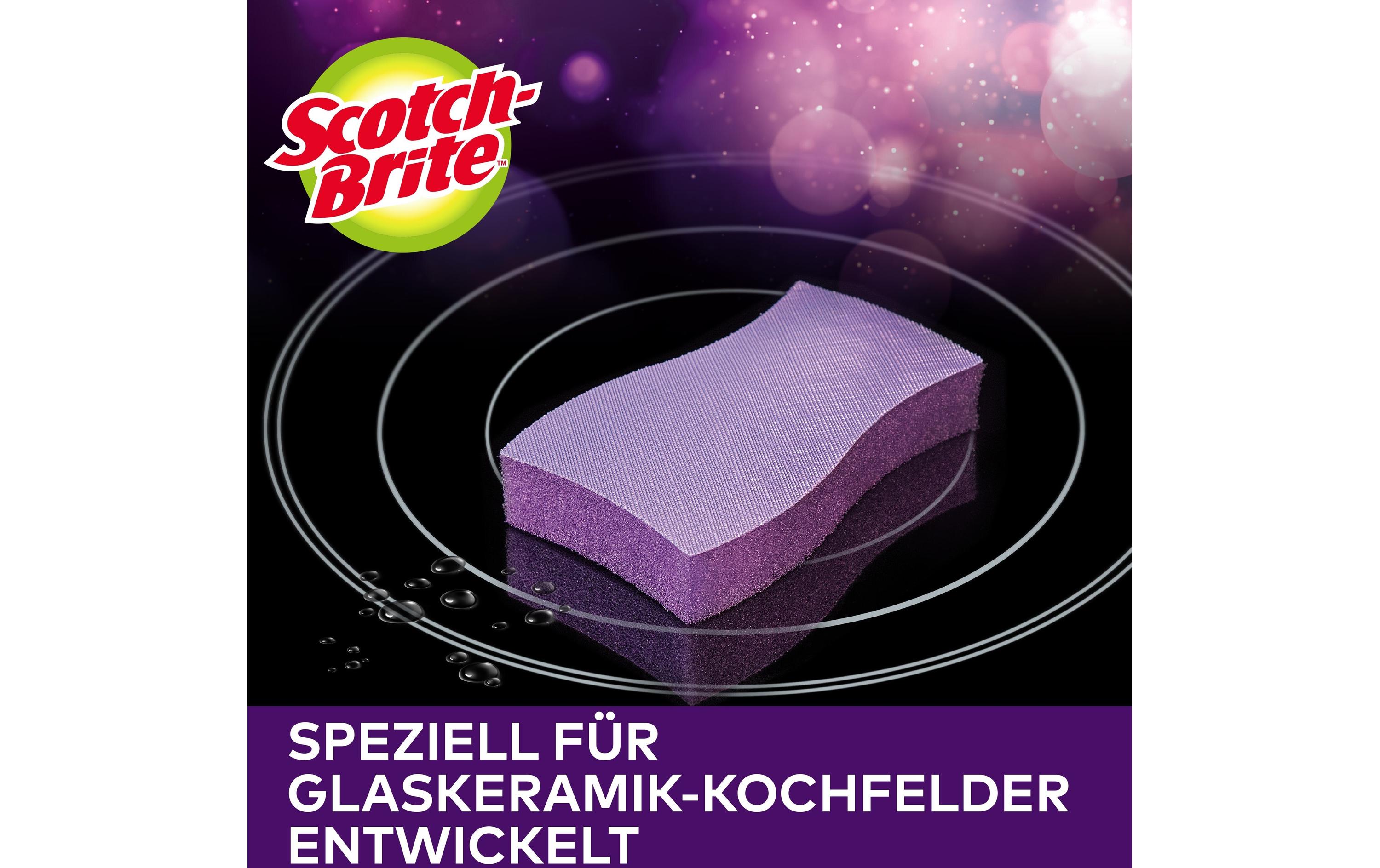 Scotch-Brite Schwamm 3M Scotch-Brite Glaskeramik 3 Stück