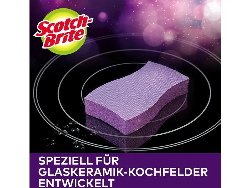 Scotch-Brite Schwamm 3M Scotch-Brite Glaskeramik 3 Stück Scotch-Brite Schwamm 3M Scotch-Brite Glaskeramik 3 Stück