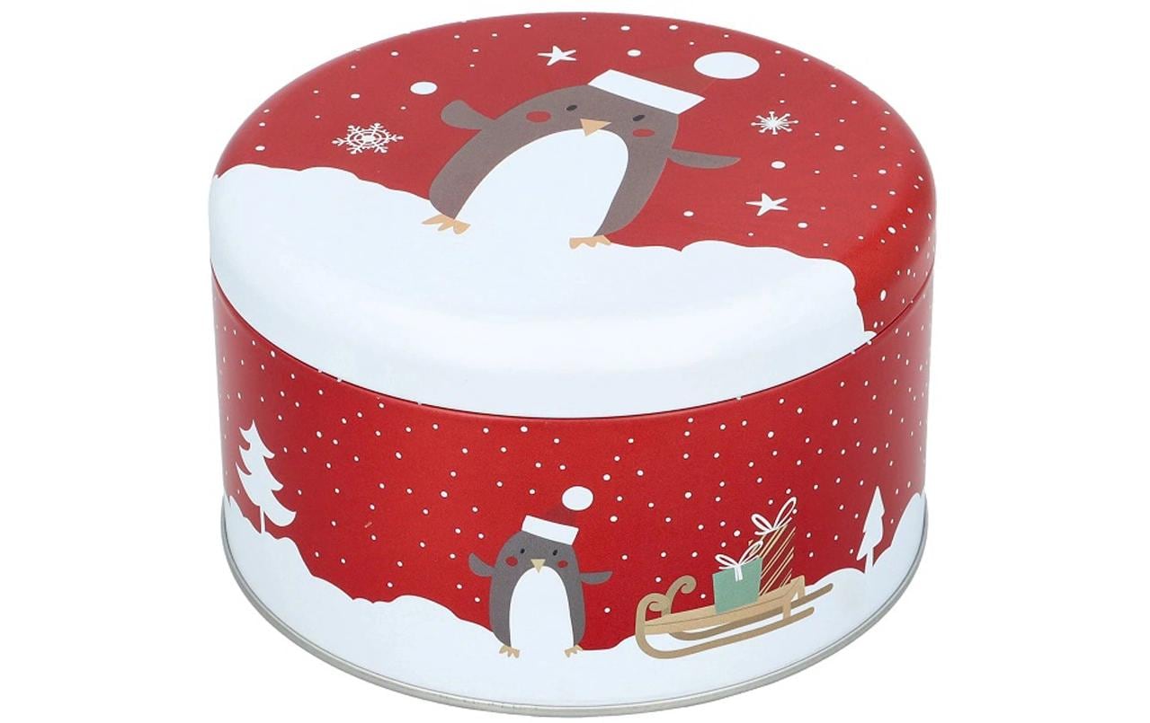 RBV Birkmann Guetzli-Dose Christmas Animals 2-teilig, SØ12 cm,MØ14 cm