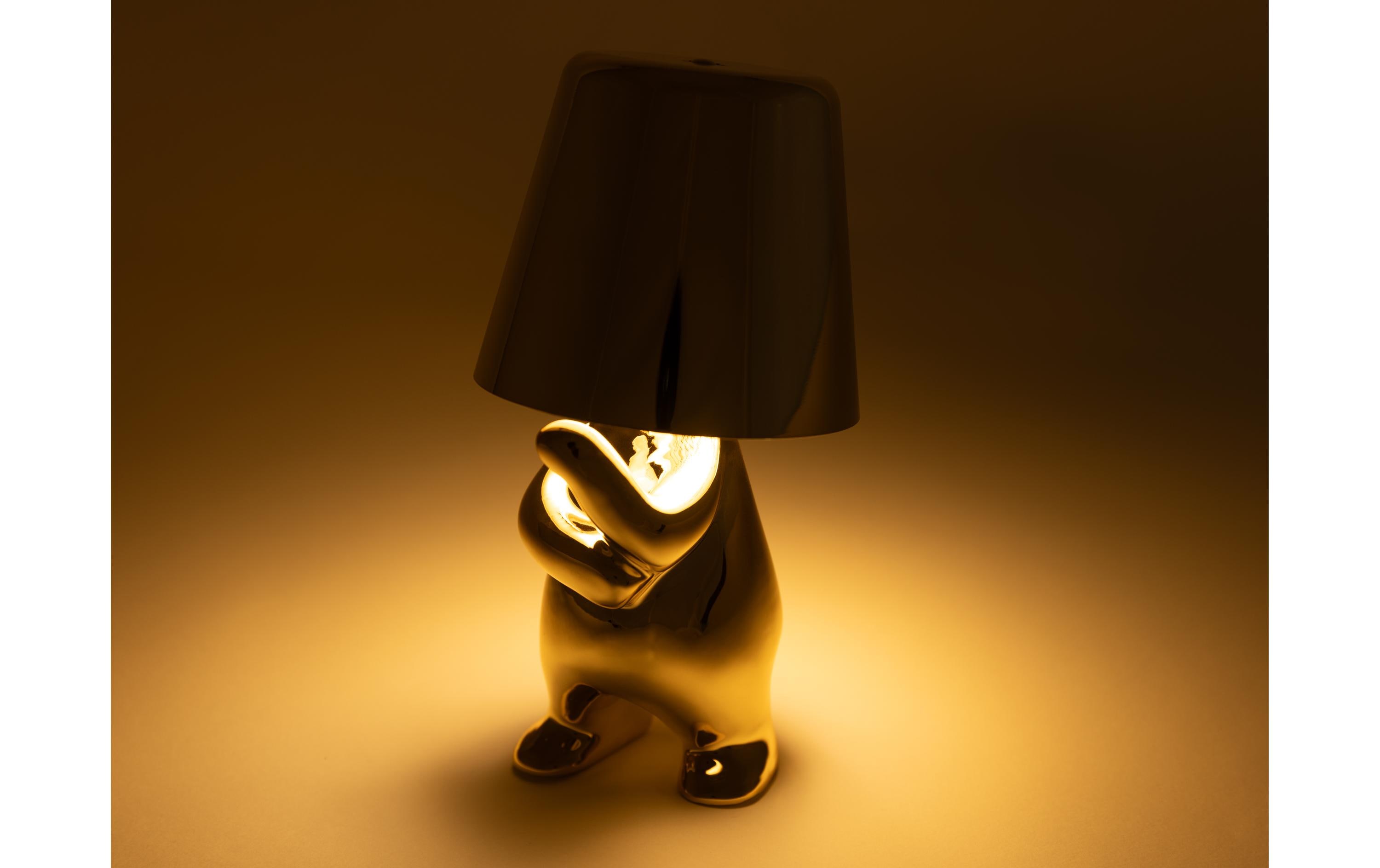 COCON Goldene Tischleuchte THINKER