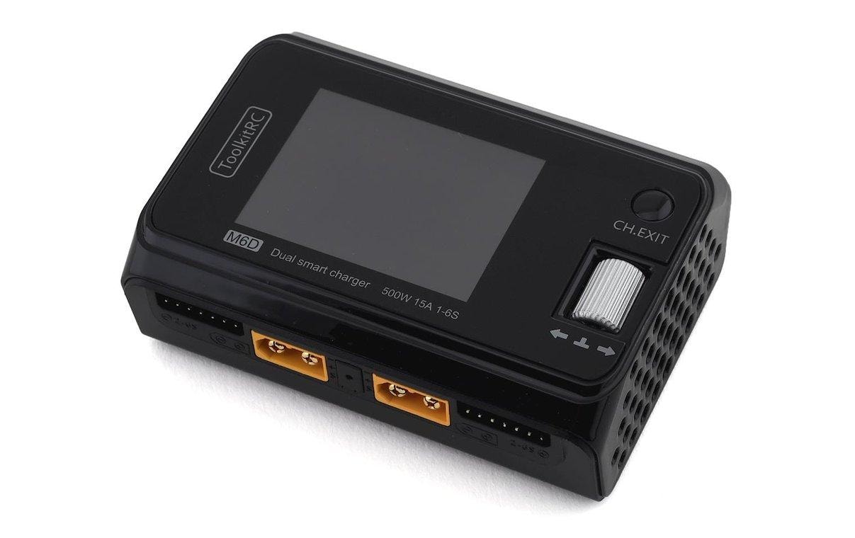 ToolkitRC Dual-Ladegerät M6D 1-6S, 500W ToolkitRC Dual-Ladegerät M6D 1-6S, 500W