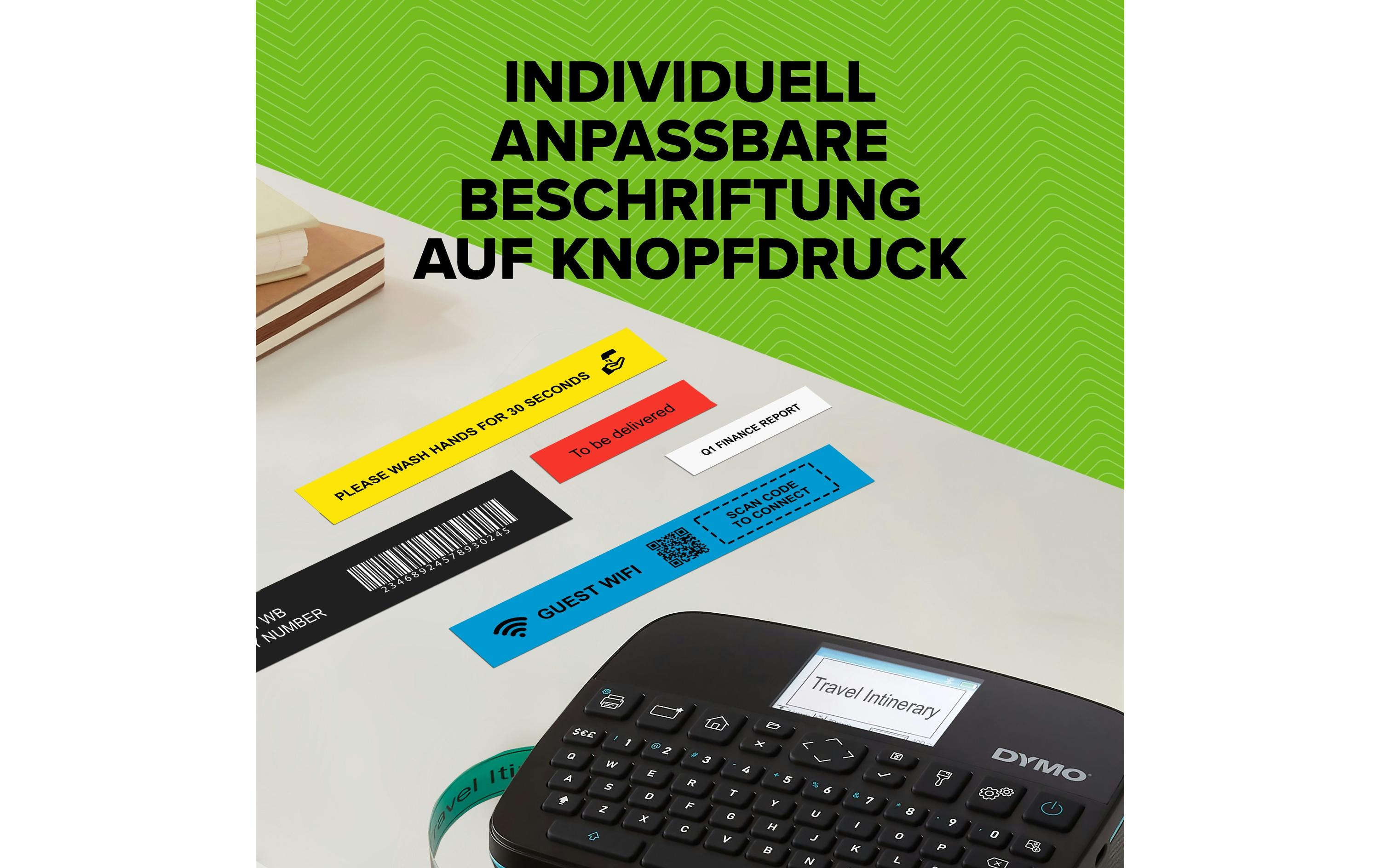 DYMO Beschriftungsgerät LabelManager 640 CB, QWZ-Tast. Koffer-Set