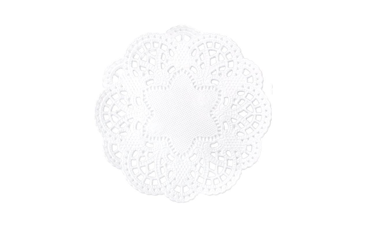Demmler Dekountersetzer Barock 40 Stück, Weiss, 10 cm