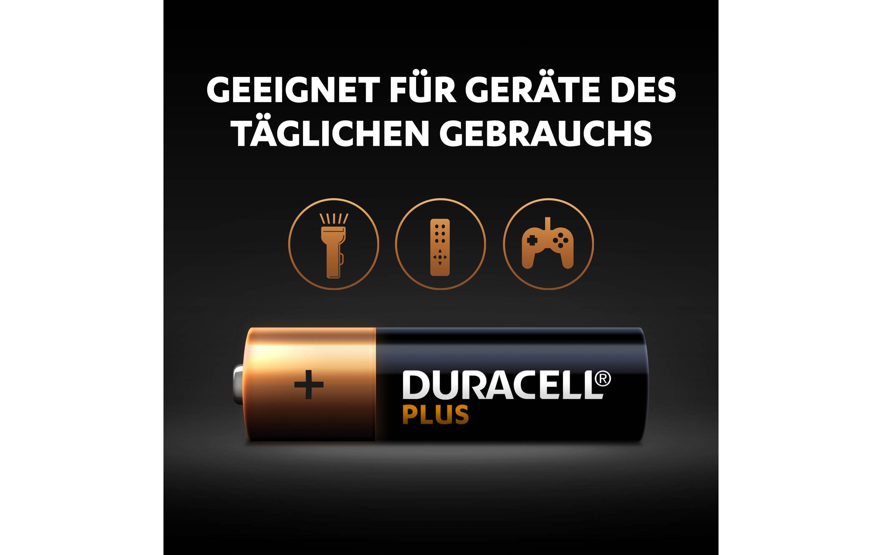 Duracell Batterie Plus Power MN1500 AA 8 Stück