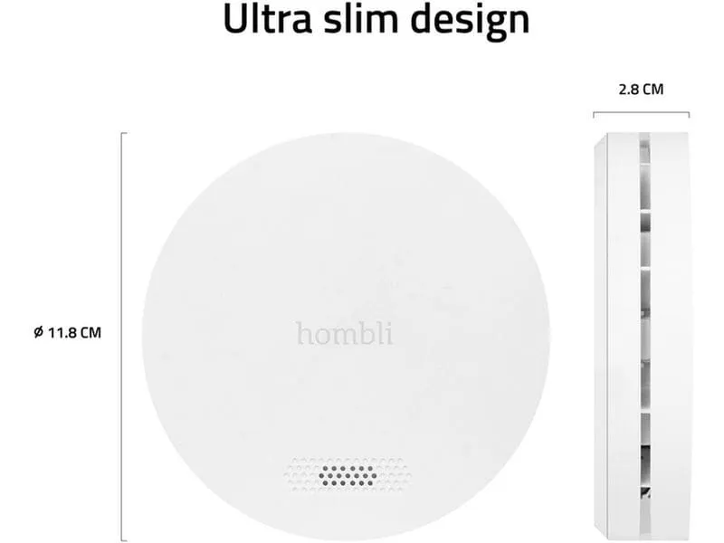 hombli Smart Smoke Detector 2+1 - weiss hombli Smart Smoke Detector 2+1 - weiss