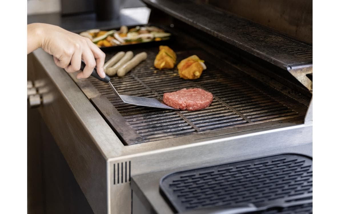 Wenko Pfannenwender BBQ 30 cm, Schwarz/Silber