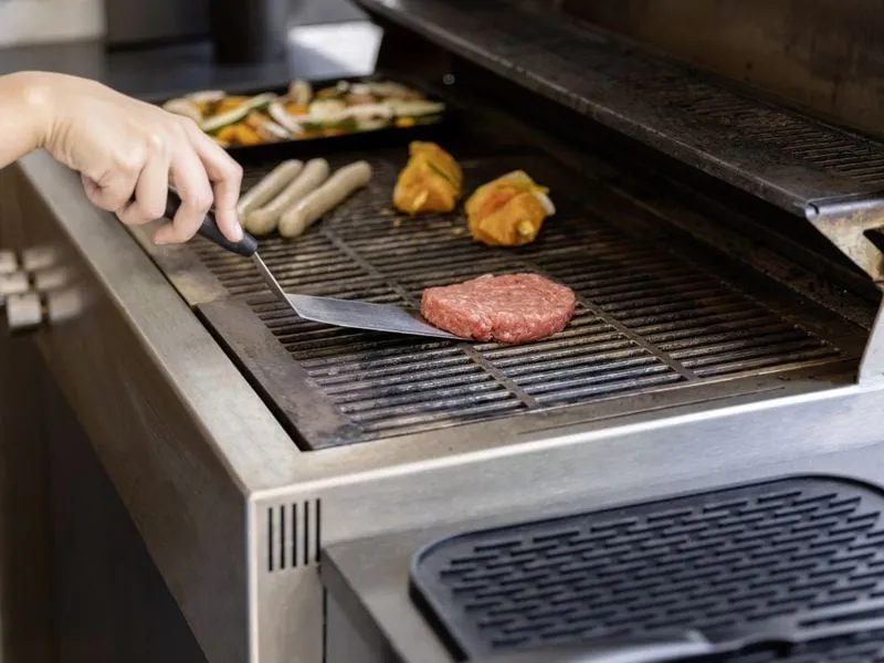 Wenko Pfannenwender BBQ 30 cm, Schwarz/Silber