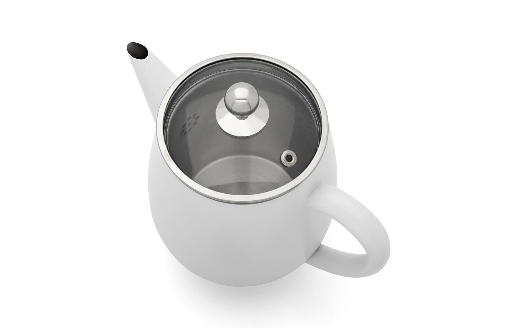 Bredemeijer Teekanne Duet Eva 1.1 Liter, Weiss