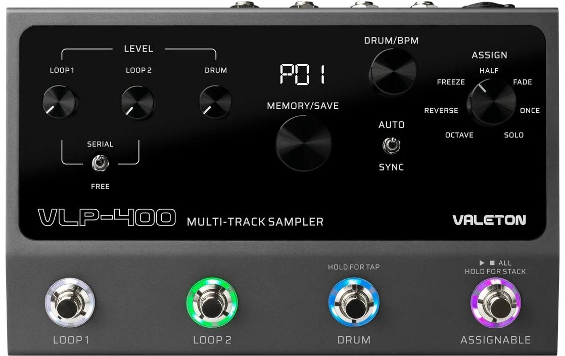 Valeton VLP-400 Dual Looper, Drum Machine