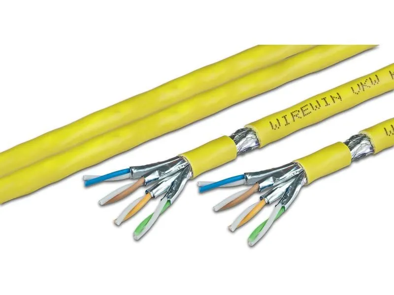 Wirewin Verlegekabel VKW SFTP K7A L3 Cat 7A, S/FTP, 500 m, Gelb Wirewin Verlegekabel VKW SFTP K7A L3 Cat 7A, S/FTP, 500 m, Gelb