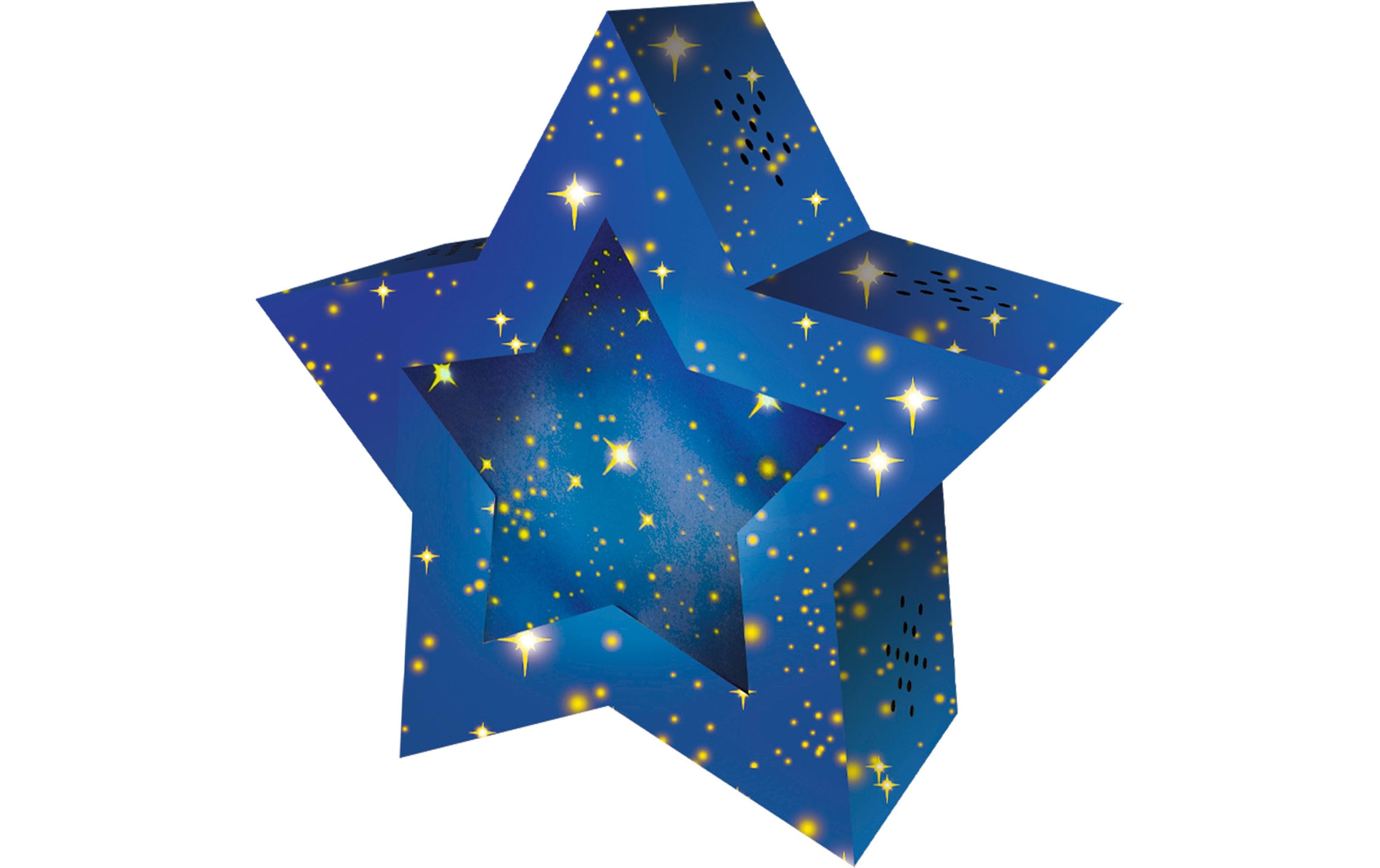 URSUS Laternen-Bastelset Twinkel Star Blau