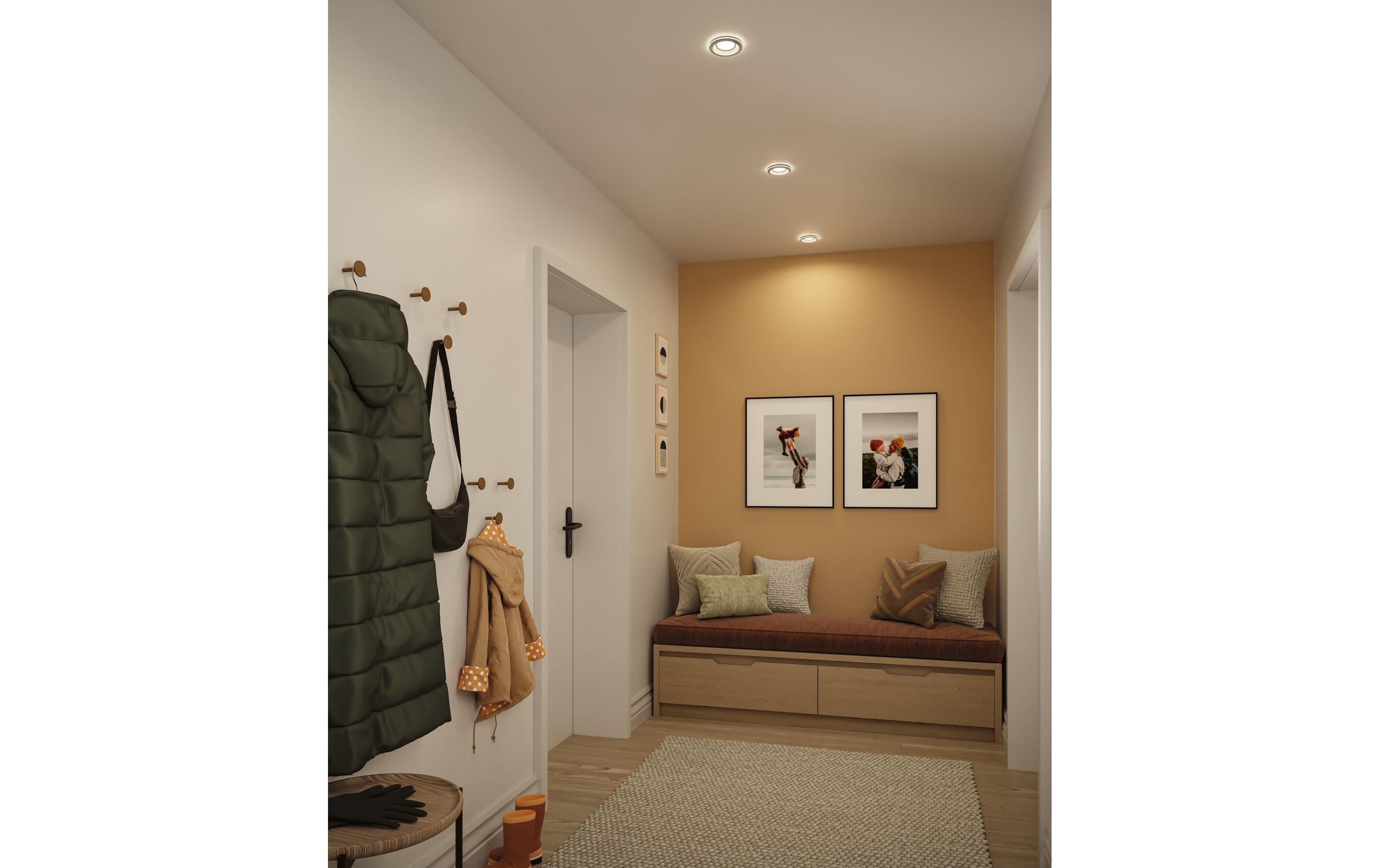 Paulmann Einbauleuchte LED Sormus Chrom